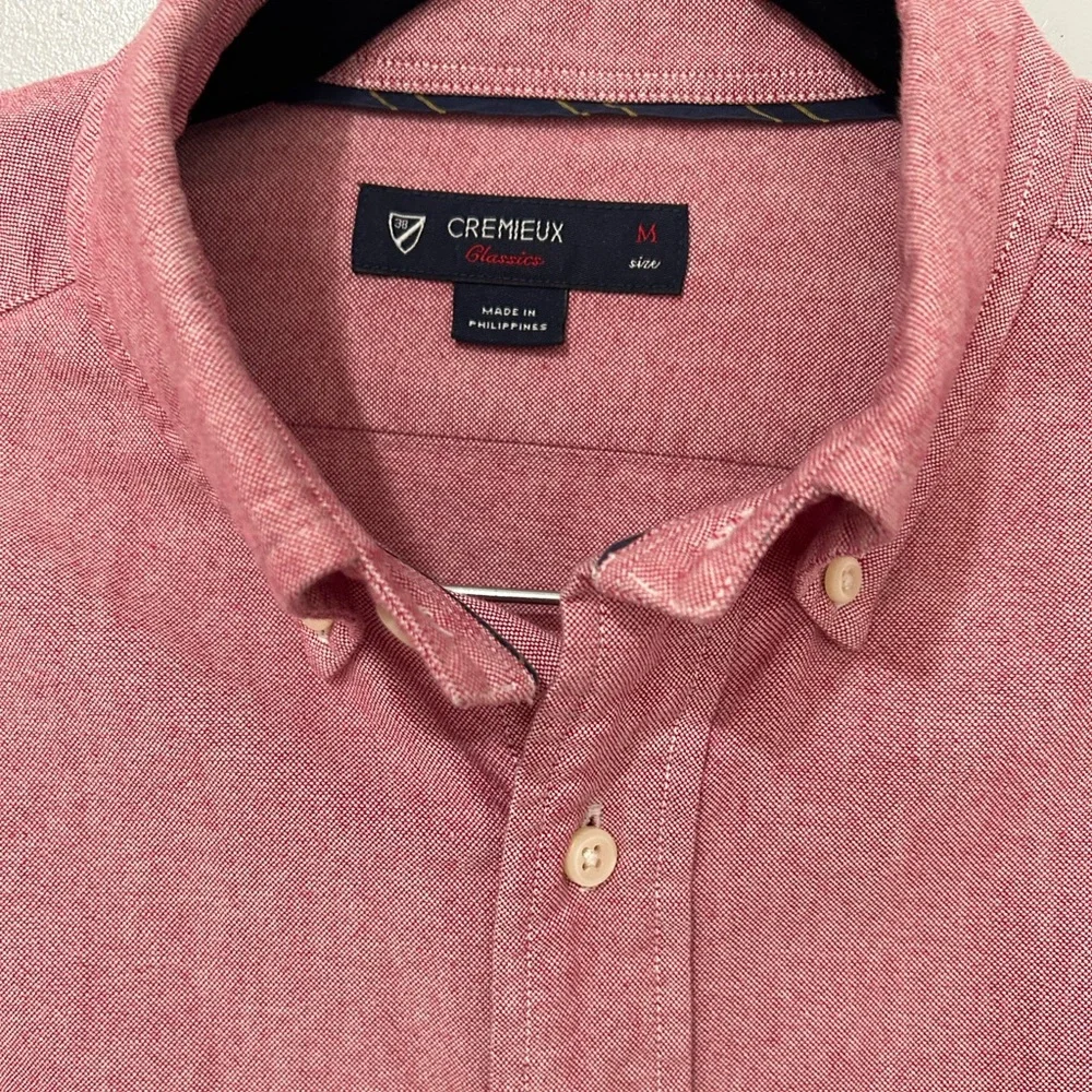 Cremieux Classic Pink Medium Button Down Shirt - Picture 3 of 3